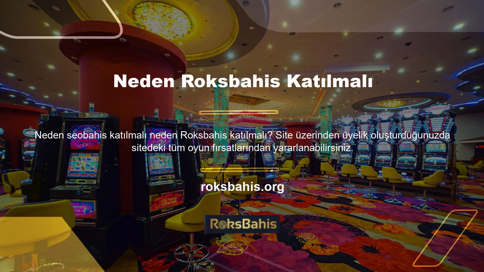 Ayrıca bu site Roksbahis üyeliği satın alan kullanıcılara çeşitli ödül fırsatları da sunmaktadır