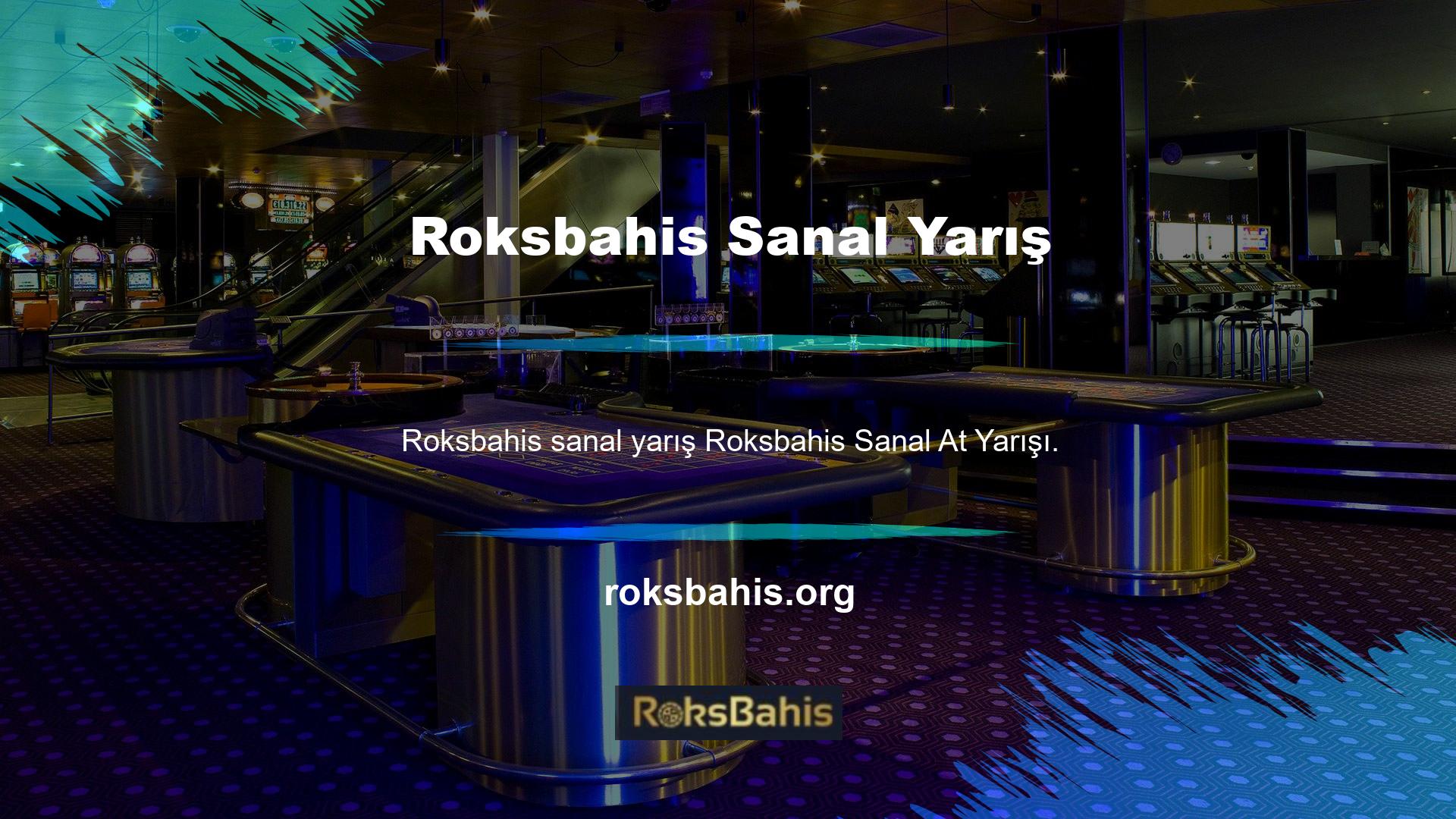 Roksbahis başka bir sanal spor oyun at yarışı
